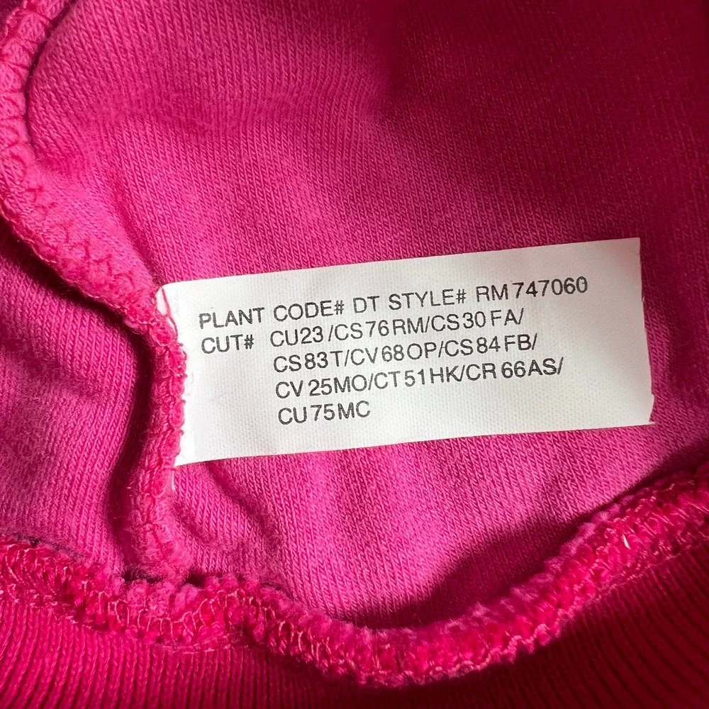 Ralph Lauren Tracksuit Girls 9M Pink Velour Zip Hoodie and Pants Set Vintage NWT